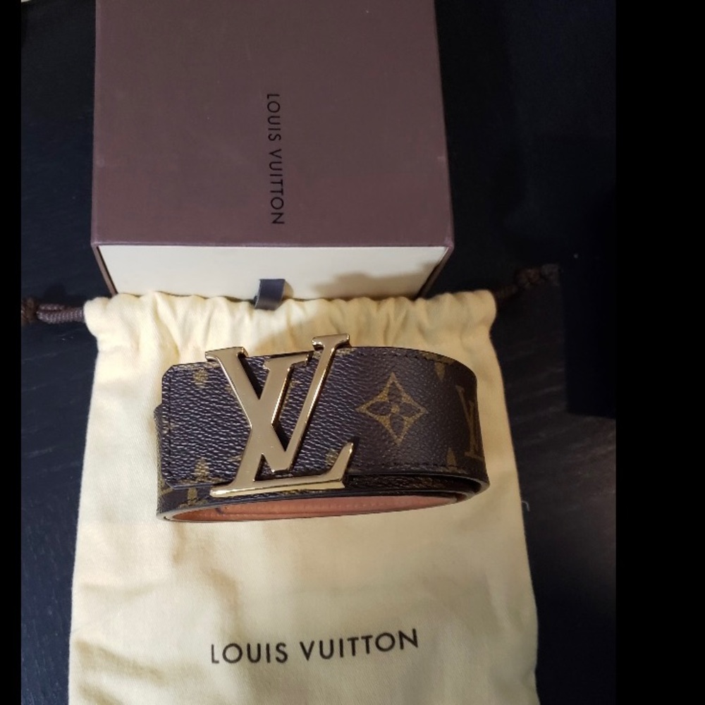 Louis Vuitton LV monogram belt